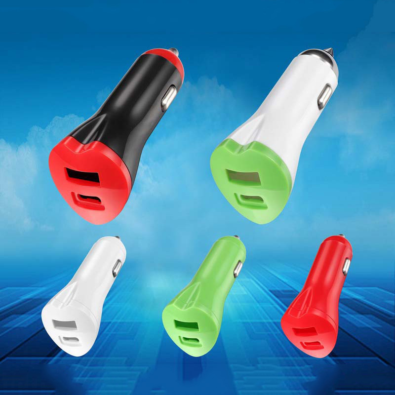 384單USB+TYPE-C口車(chē)充